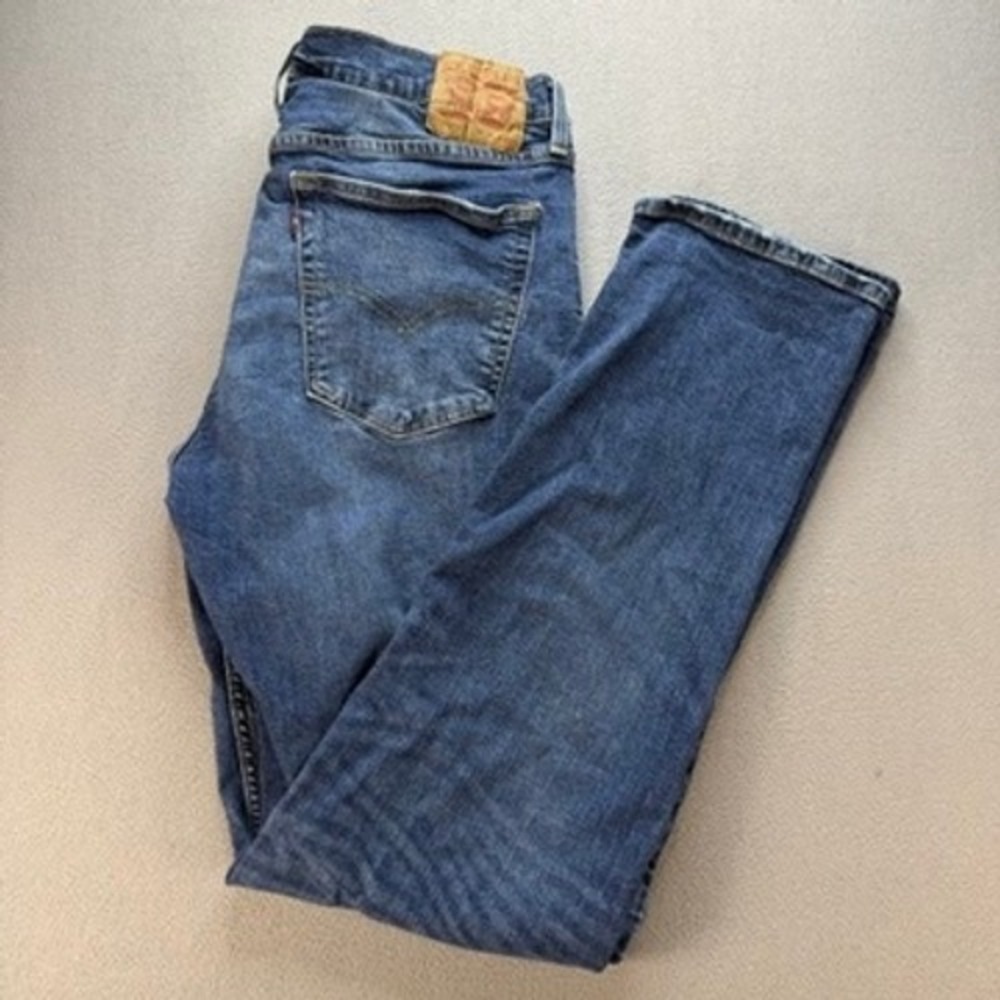 Levis 511 Jeans Slim Fit 36x36 (FIT 34x32) Blue Denim Stretch Modern Casual